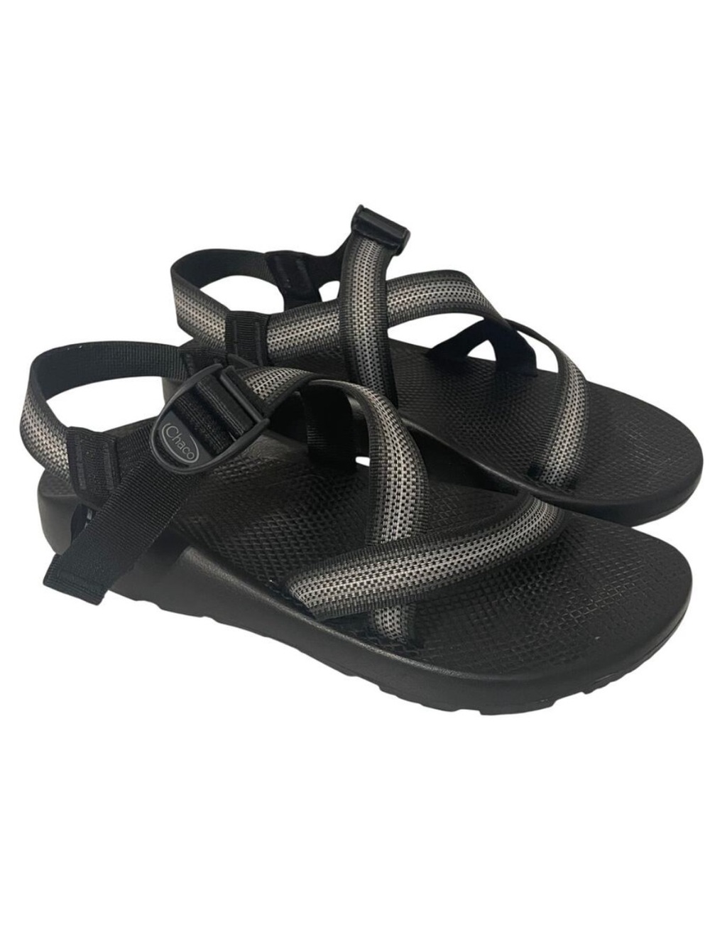 Chaco Men's Z/1 Classic Sport Hiking Sandals Black Gray Size 12